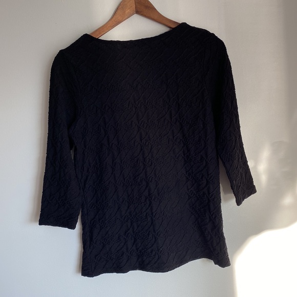 Ricki’s  tshirt/top black medium 3/4 length sleeve. - Picture 2 of 9